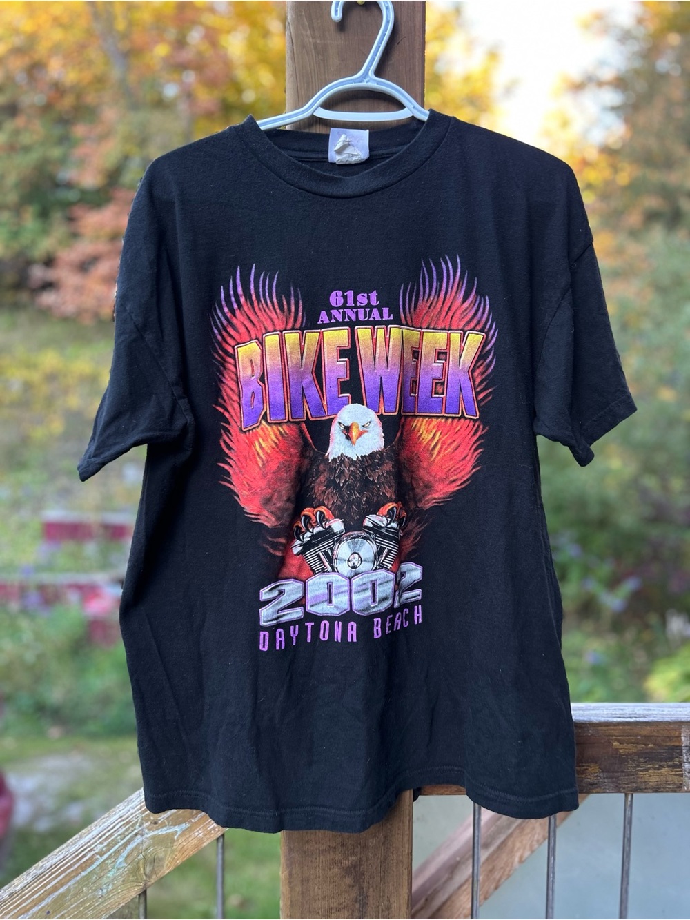 Bike Week 2002 Graphic Tee • 61st Annual • XL